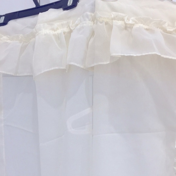 2 Panels White Sheer Curtains 58” Wide x 60” Long - Picture 6 of 10